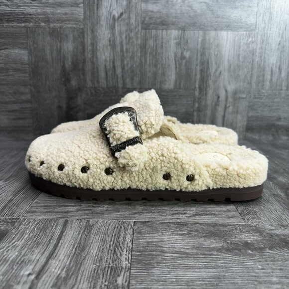 Blowfish Malibu Skylar Women's size 7 Fleeced Ivory Mules - Picture 2 of 8